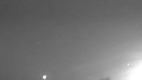 Una bola de fuego cruza la Península