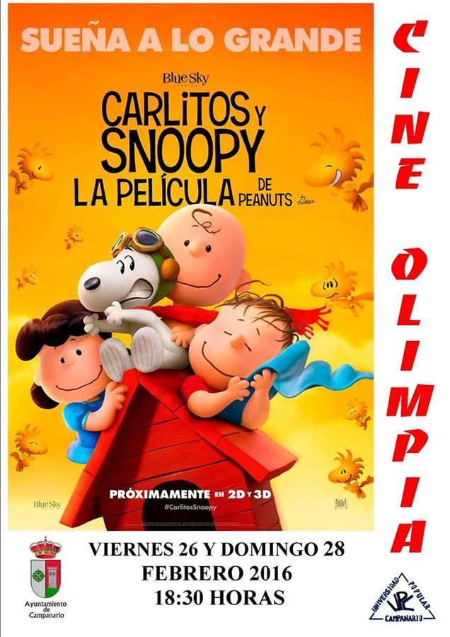 Doble sesión de cine infantil con 'Carlitos y Snoopy: La película de Peanuts’