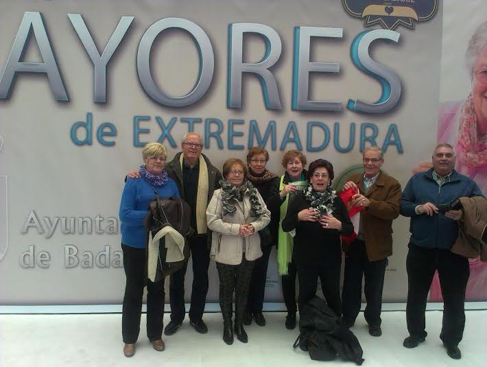 Vecinos de Quintana visitan la Feria de los Mayores en Badajoz