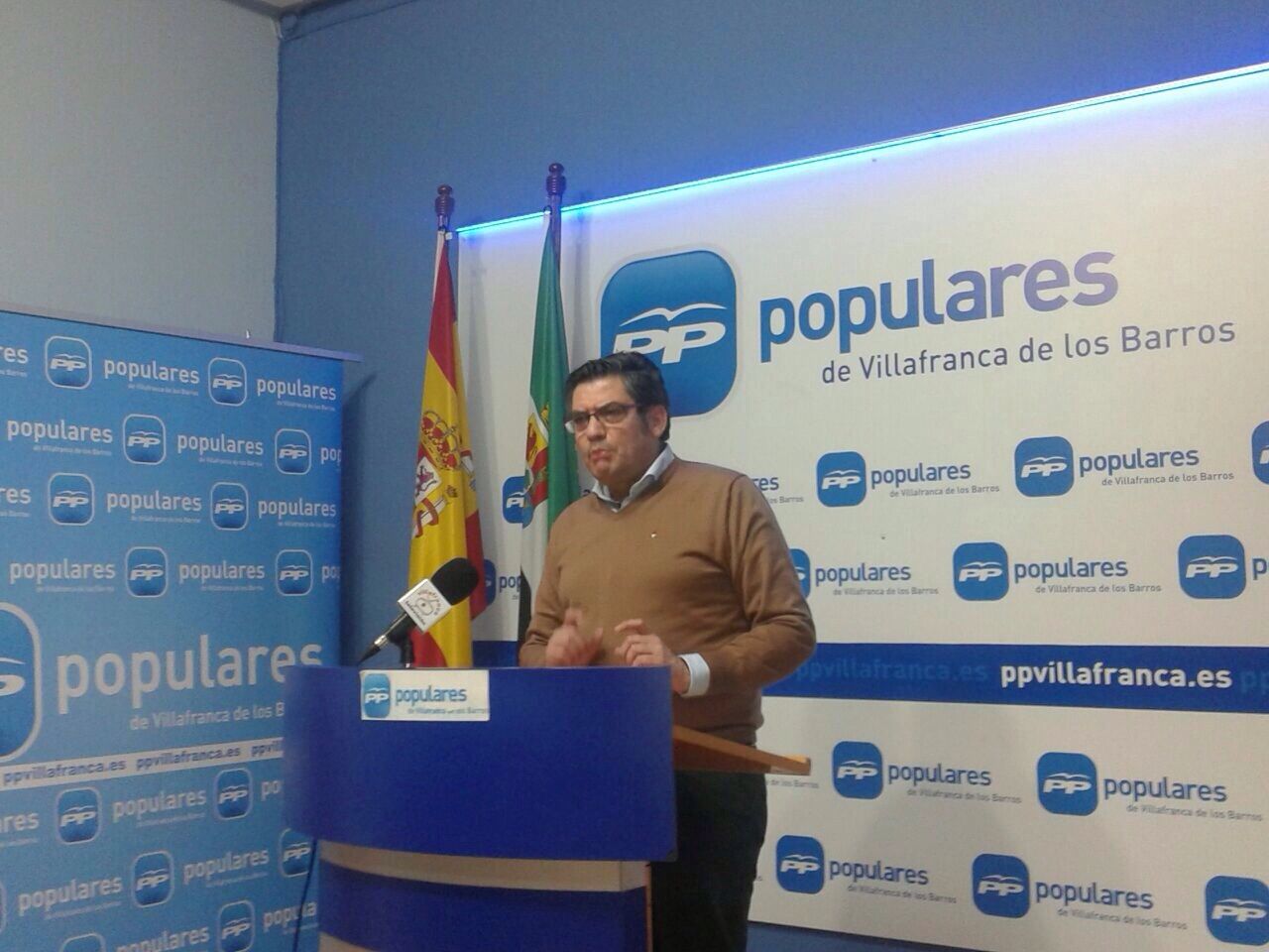 El PP critica que el PSOE vuelva a subir los impuestos en Villafranca