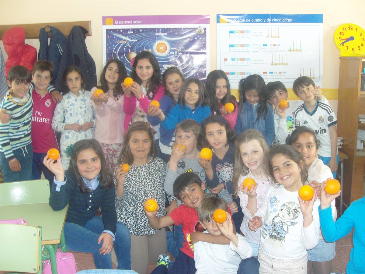 El colegio de Campanario se adhiere al plan de 'Consumo de fruta en las escuelas'