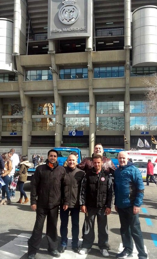 La Peña Madridista Zarceña visita el Bernabéu