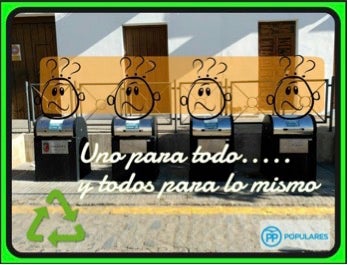 El PP insiste en que se identifiquen los usos de los contenedores soterrados