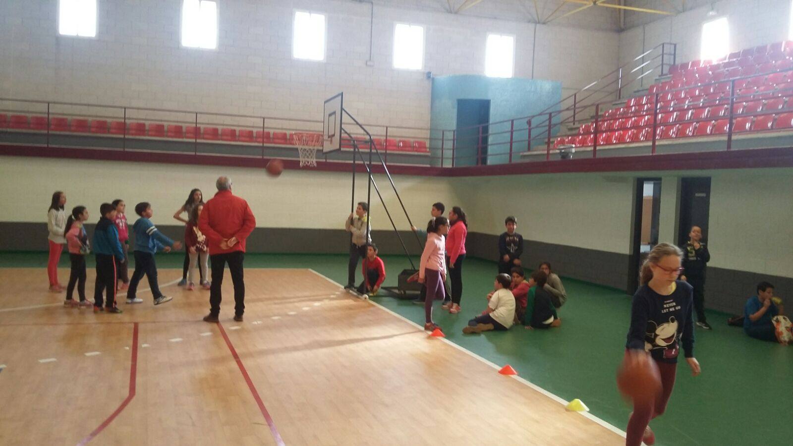 Promoción del baloncesto en el colegio
