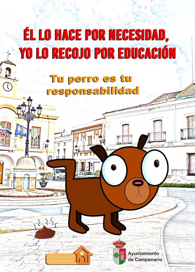 Por un pueblo limpio de cacas