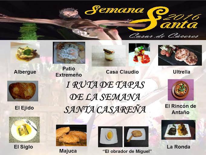 La I Ruta de la tapa de la Semana Santa promociona productos típicos