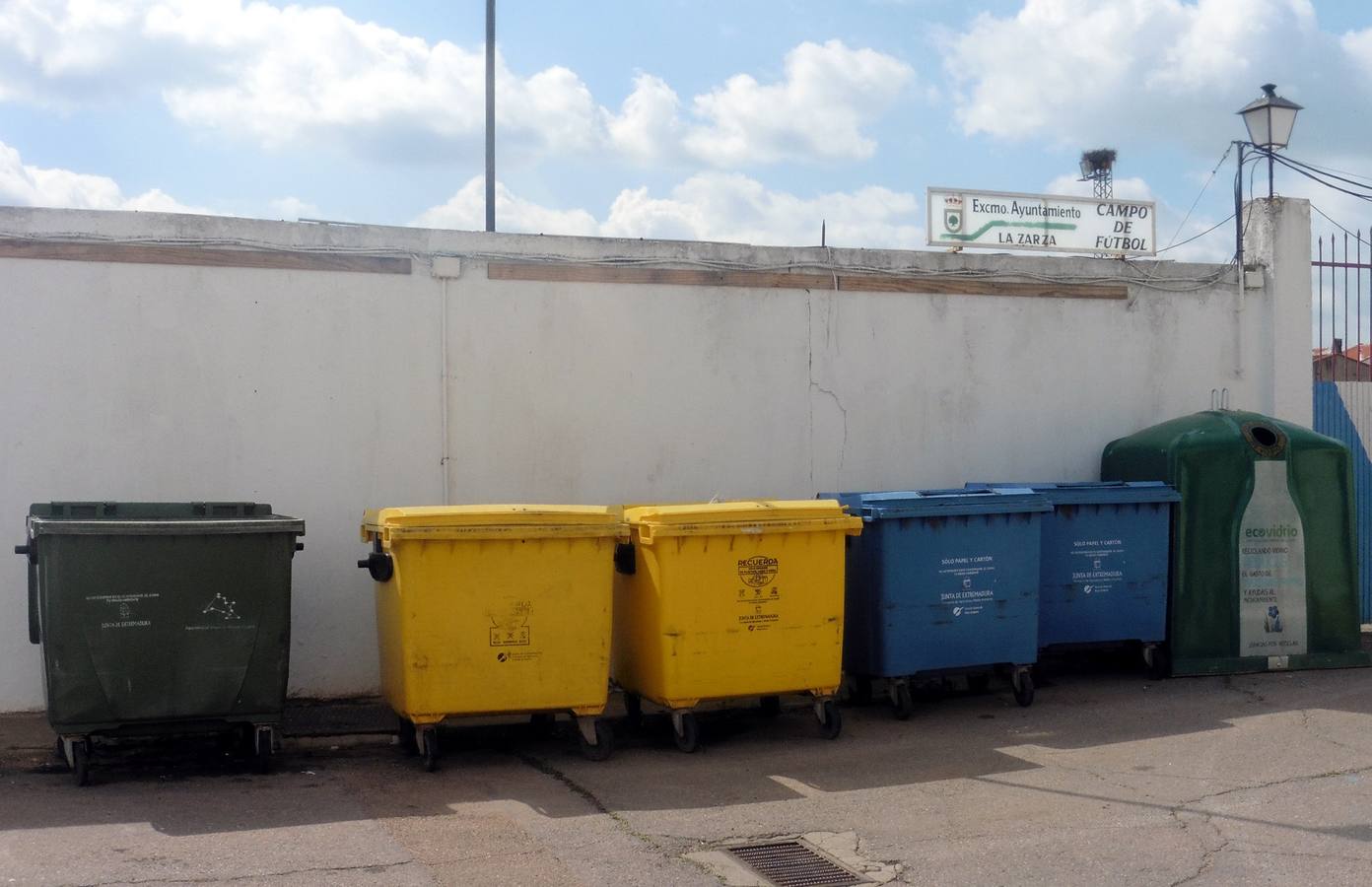 Horario de recogida de basura en Semana Santa