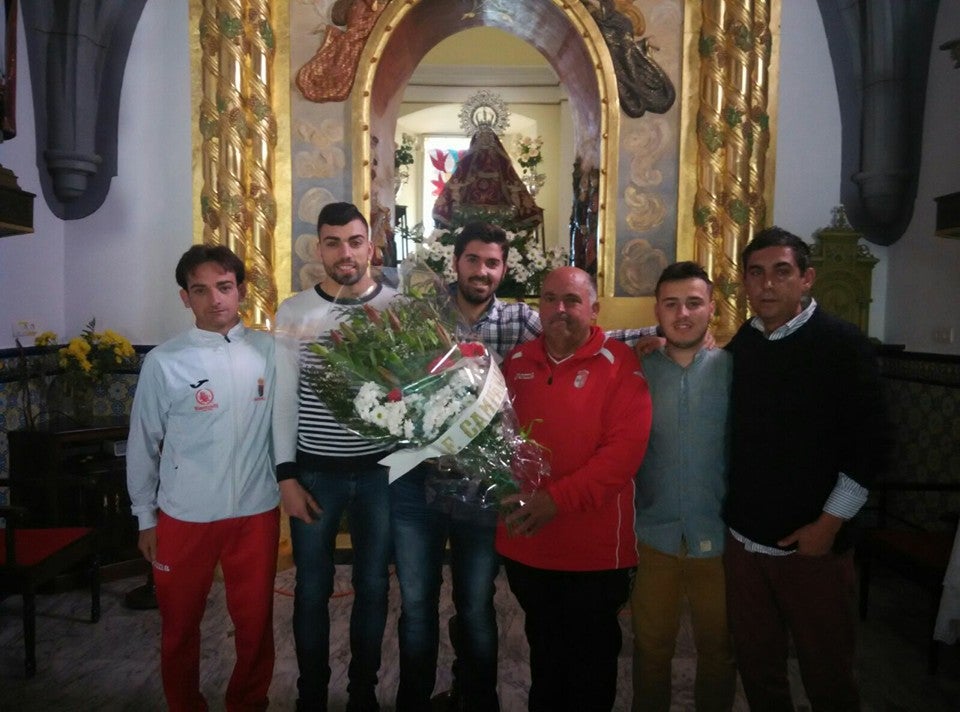 Ofrenda floral del 'Campa' a la Virgen de Piedraescrita