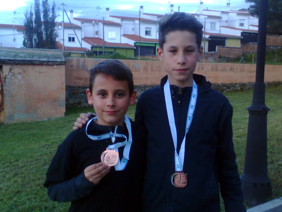 Iván Martín y Francisco Morán, terceros en la final autonómica de ajedrez de los Judex