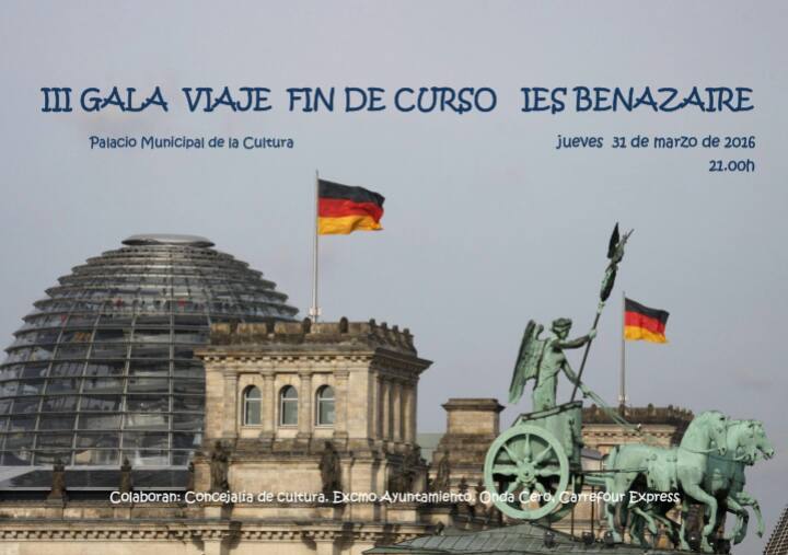 El IES Benazaire celebra este jueves la III Gala Fin de Curso