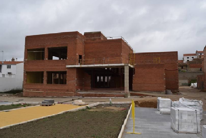Las obras del nuevo centro cultural están muy avanzadas