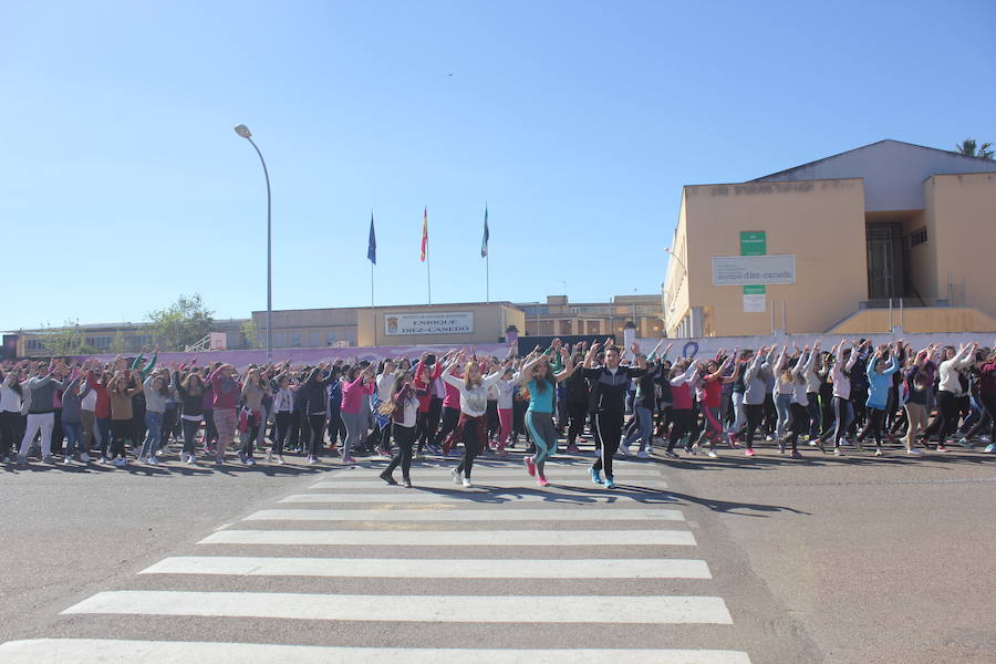 Inaugurado con un flash mob el ‘mes cervantino’ del Díez-Canedo