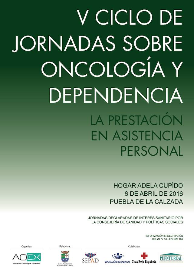 Mañana se celebra el V Ciclo de Jornadas de Oncología y Dependencia