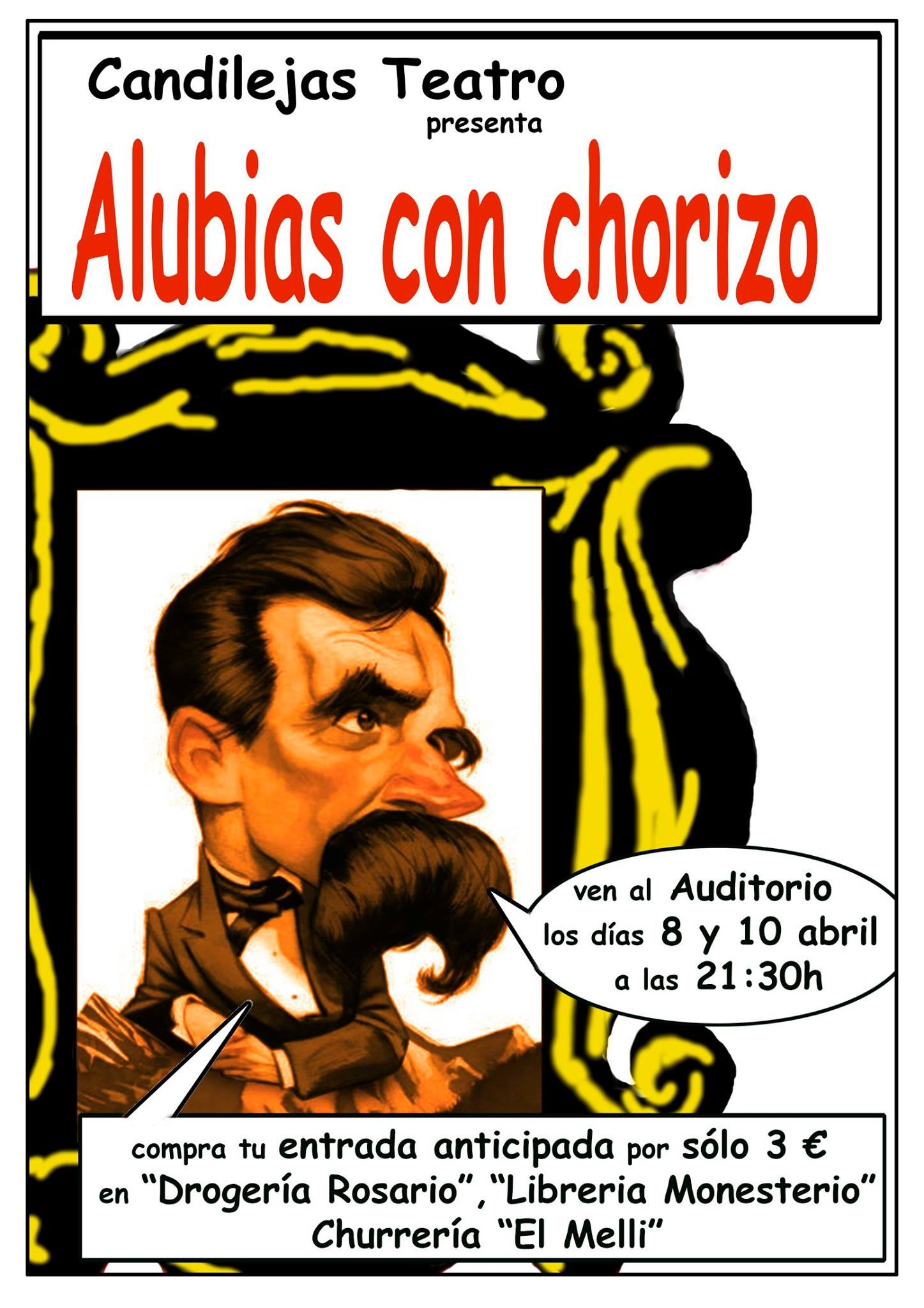 Mañana, gran estreno de ‘Alubias con chorizo’ de la mano de Candilejas Teatro