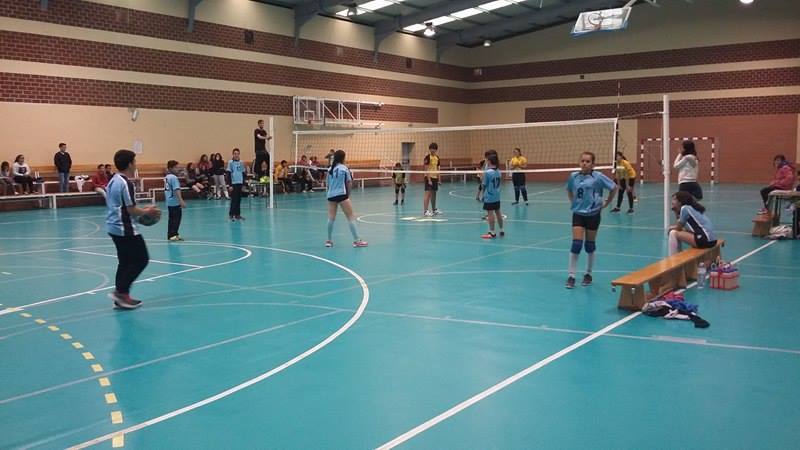 40 jugadores participan en el III Encuentro Hispanoluso de vóley celebrado en Alconchel