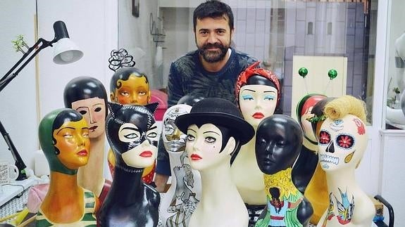 Bustos con arte nacidos del desamor