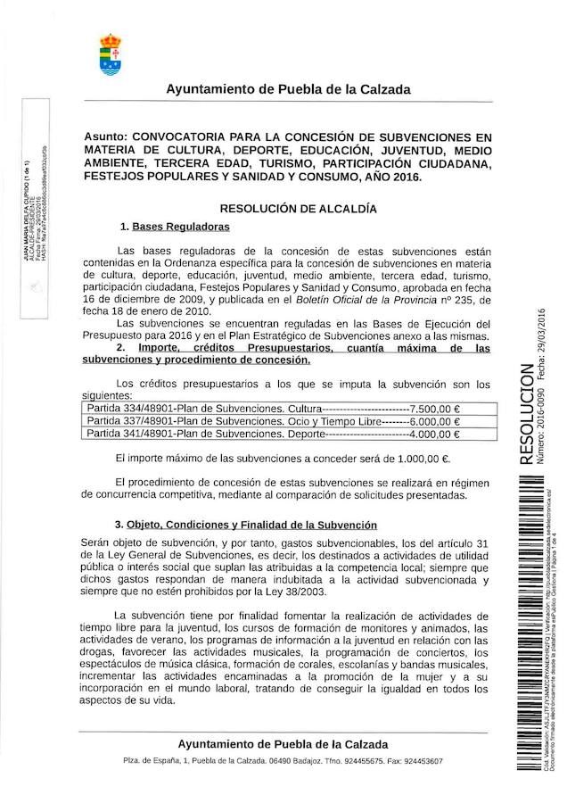 El Ayuntamiento destinará 17.500 euros para subvencionar a las asociaciones locales