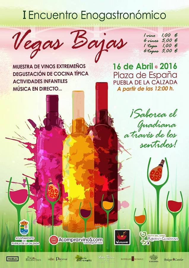Puebla acoge el próximo sábado 16 de abril una muestra enogastronómica