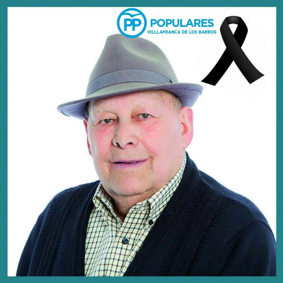 Luto en el PP de Villafranca por la muerte de Antonio García Flores