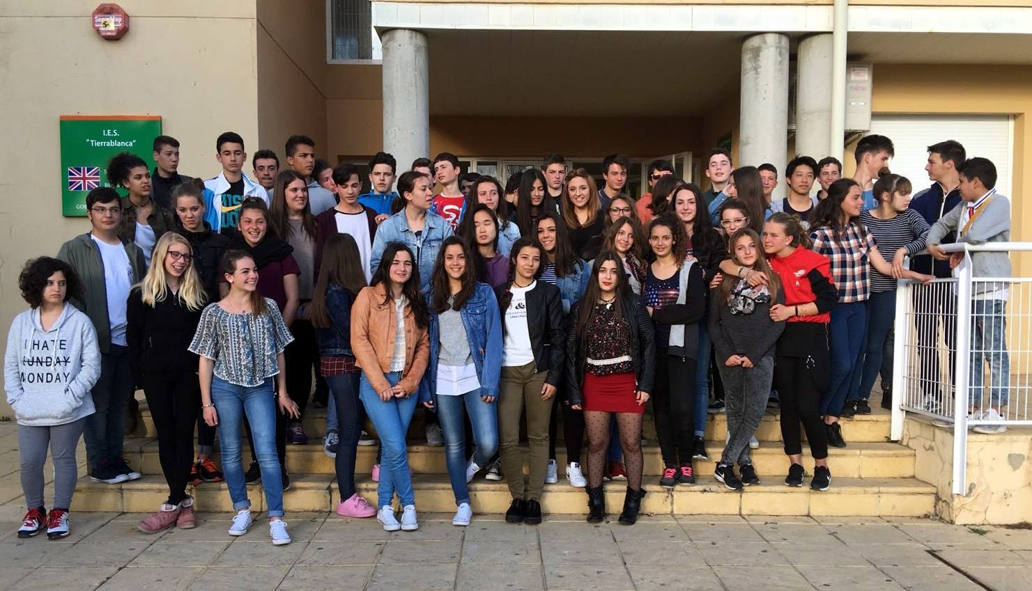 Alumnos franceses visitan el Instituto en un programa de intercambio escolar