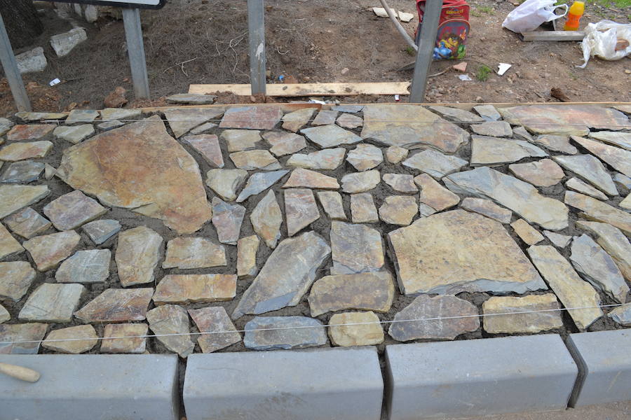 Comienza la última fase de la obra del acerado de la carretera de Portugal