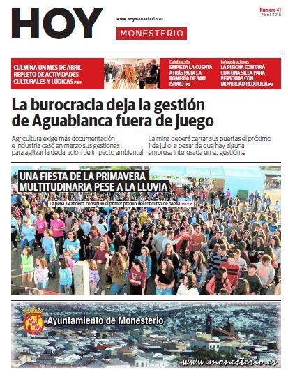 El número 41 de HOY Monesterio estará a lo largo de toda la tarde entre todos los monesterienses