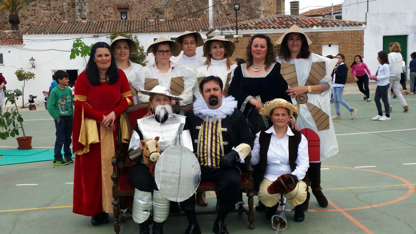 Cuentameuncuento Teatro representa en el colegio dos obras en la semana dedicada a Cervantes