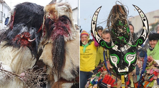 Las Carantoñas de Acehúche y Jarramplas de Piornal desfilarán por las calles de Lisboa
