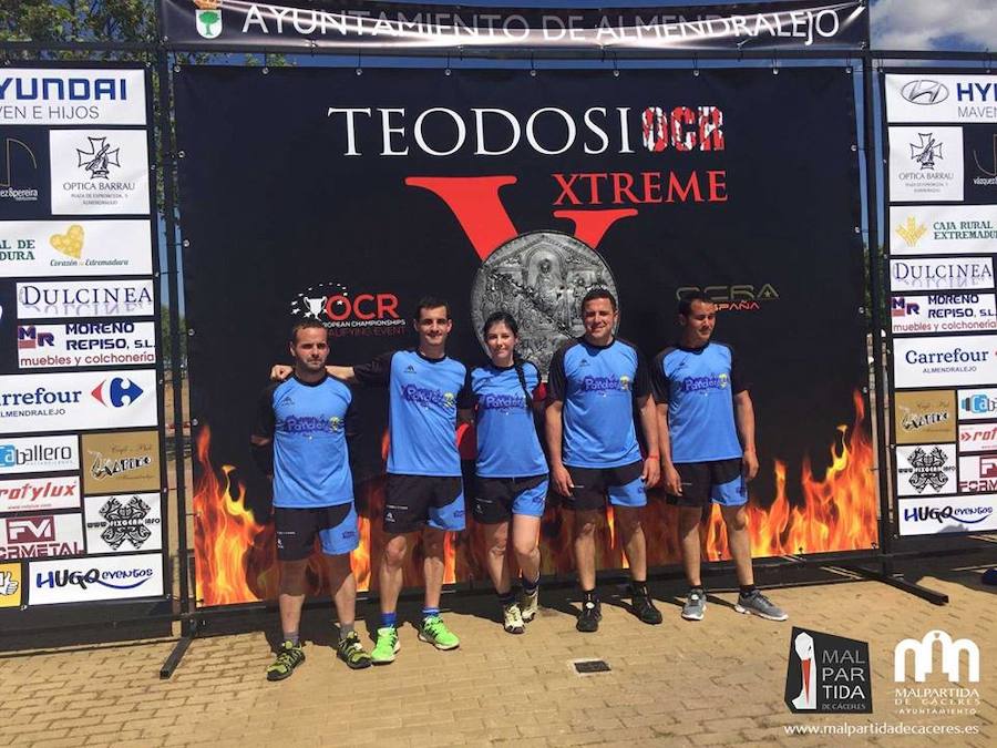Un grupo de malpartideños se desplazó a Almendralejo para participar en la Teodosio Xtreme