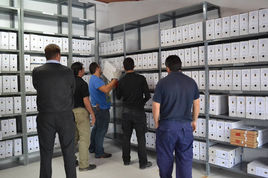El Archivo Histórico regresa clasificado en casi 2.300 cajas tras su digitalización