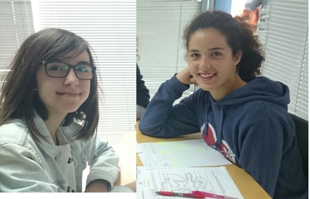Las alumnas del instituto de la localidad, Raquel Pérez y Marta Filipa clasificadas en la XXV Olimpiada Matemática