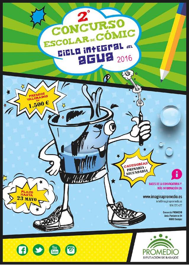 Cerrado el plazo para presentar comics al concurso de Promedio que promueve el consumo responsable de agua