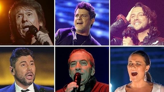 Raphael, Alejandro Sanz, Perales y Miguel Poveda actuarán en Mérida en septiembre