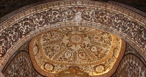 Restauradas las pinturas de la ermita de la Virgen de Nazaret