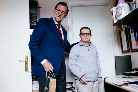 Chema se reencuentra con Mariano Rajoy