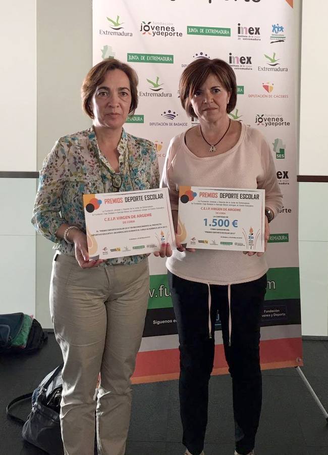 Fundación Jóvenes y el Deporte premia al colegio Virgen de Argeme