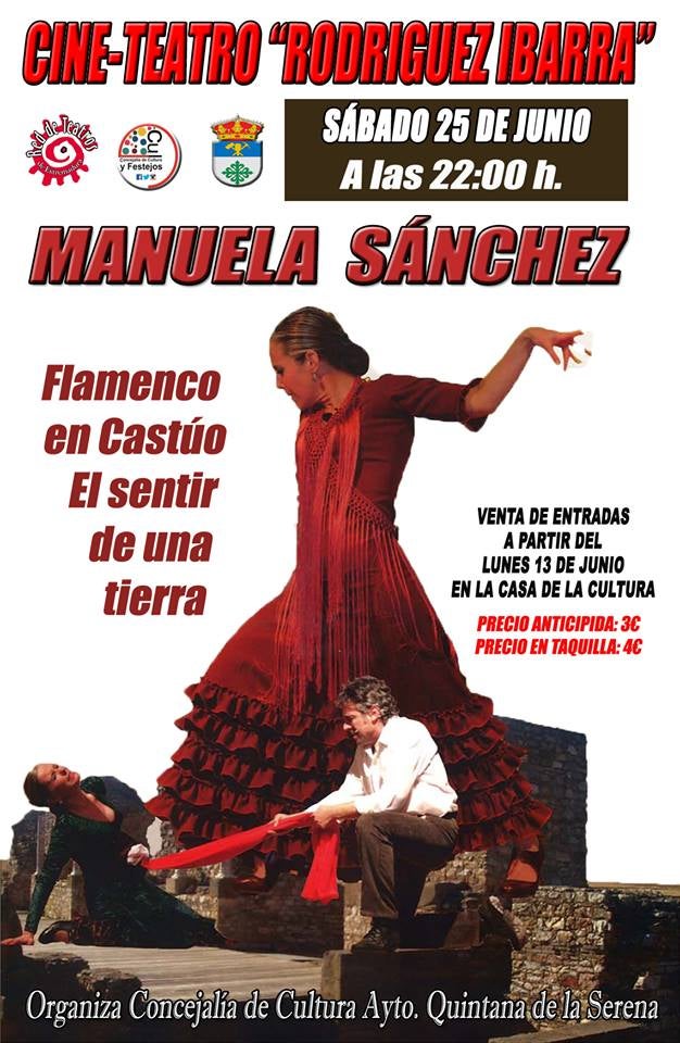 El espectáculo ‘Flamenco en castúo. El sentir de una tierra’ el sábado 25 de junio en el cine teatro Rodríguez Ibarra