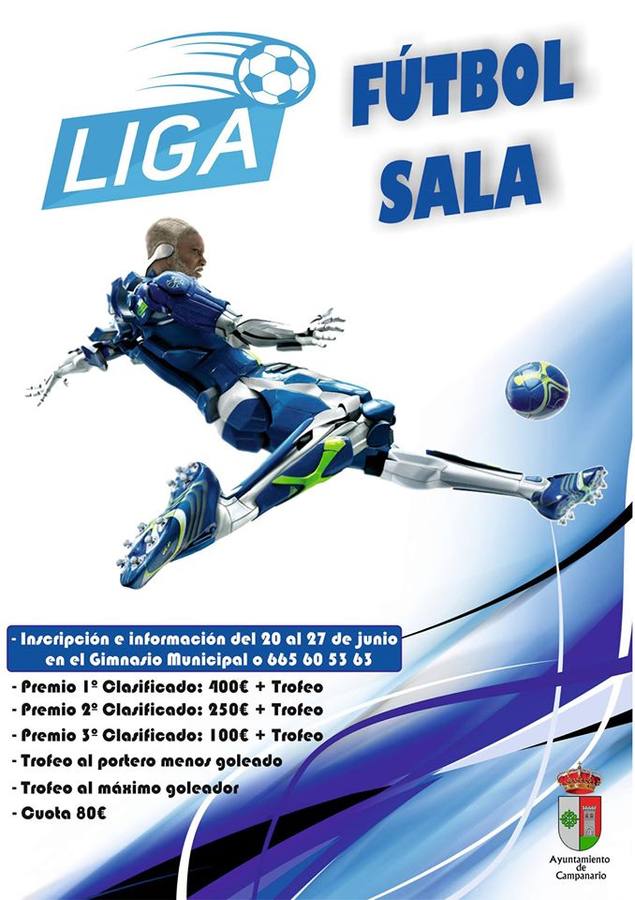 Abierta la inscripción en la liga de fútbol sala de verano