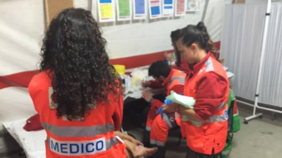 Cruz Roja realiza 217 asistencias en los nueve días de la feria