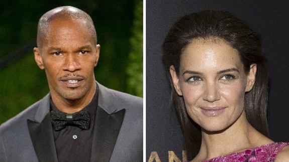 Los actores Katie Holmes y Jamie Foxx son pareja