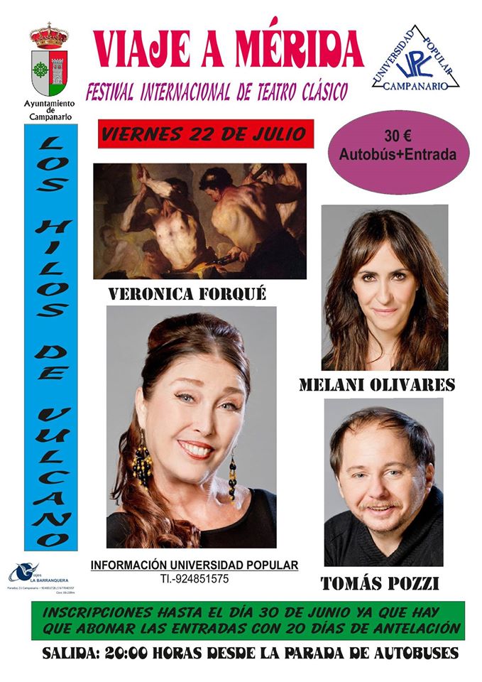 El plazo para inscribirse y asistir a 'Los hilos de Vulcano' se cierra el 30 de junio