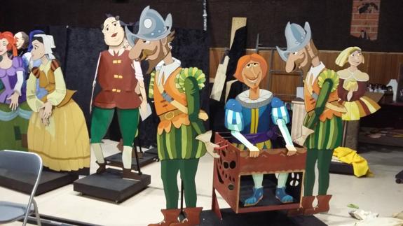 “El quijote colosal” llega a Puebla de la Calzada.