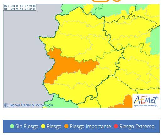 Mañana, alerta por calor en toda Extremadura por temperaturas de hasta 40º