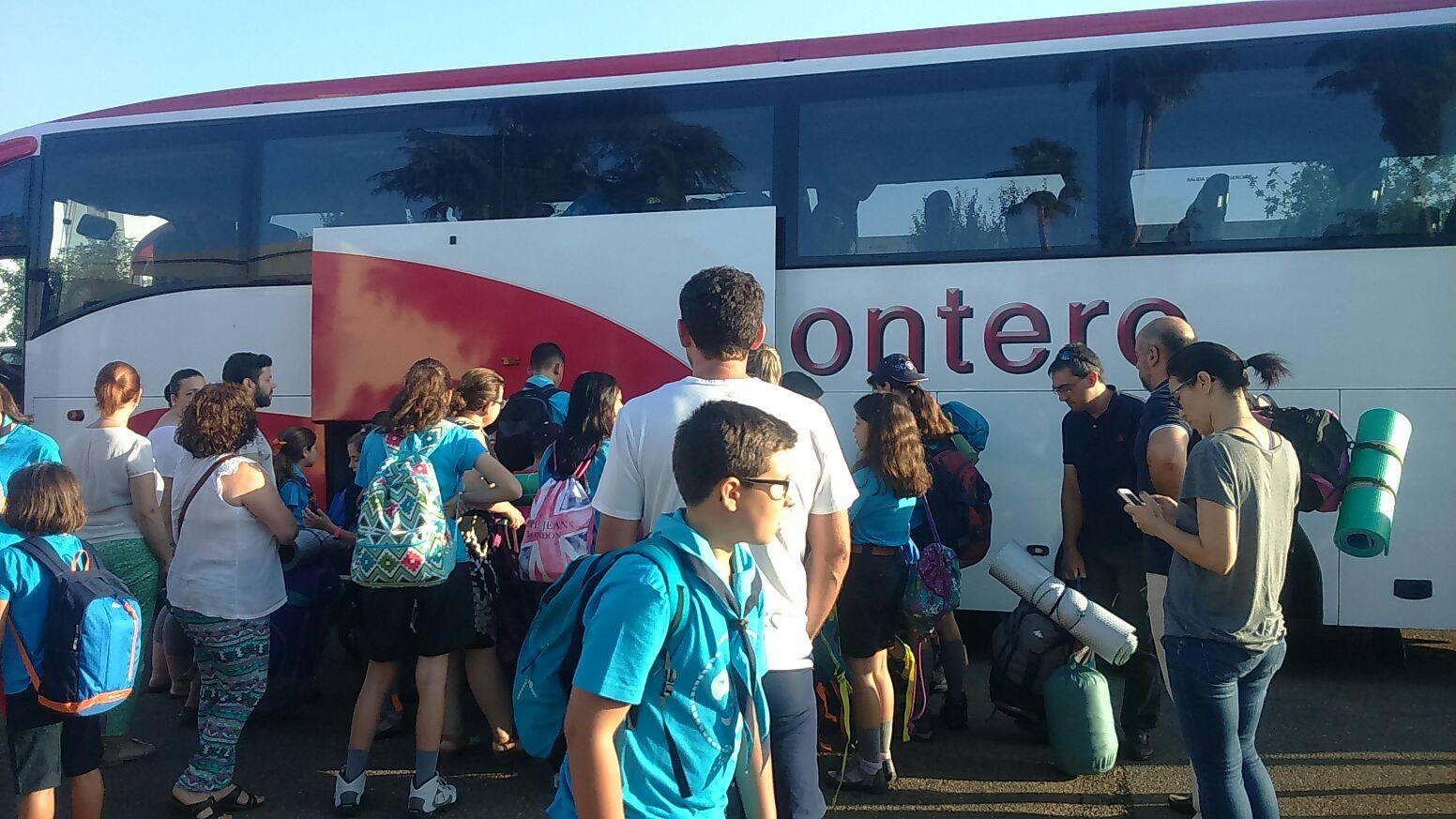 Los Scouts de Puebla de campamento en Caparica