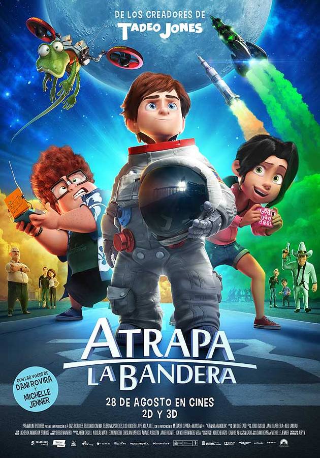 Esta noche a las 22:30h, se proyecta la película "Atrapa la bandera" en el Parque Municipal