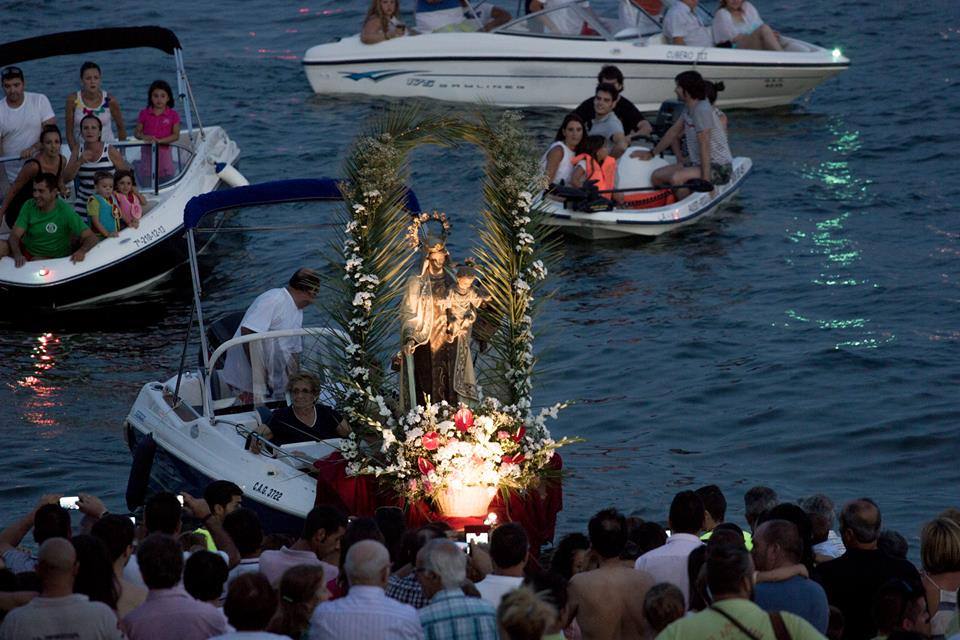 Este sábado tendrá lugar la procesión náutica de la Virgen del Carmen en el pantano