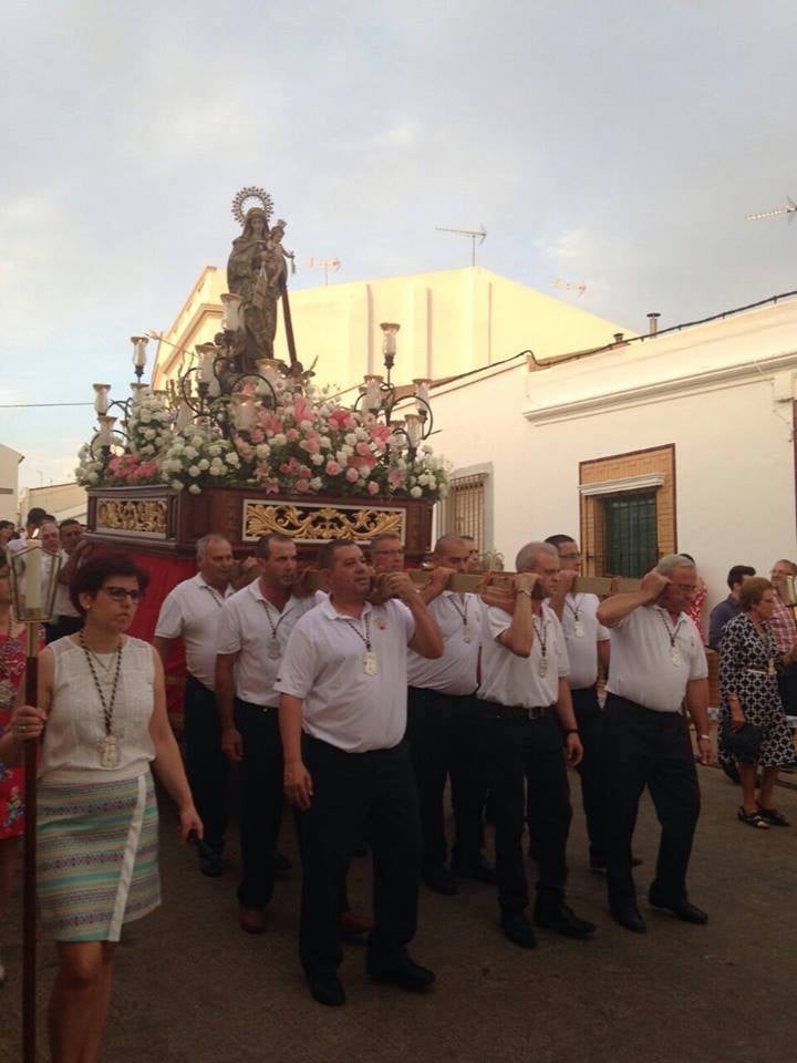 La procesión de la Virgen del Carmen desfilará hoy a continuación de la Eucaristía de las 20:30 horas