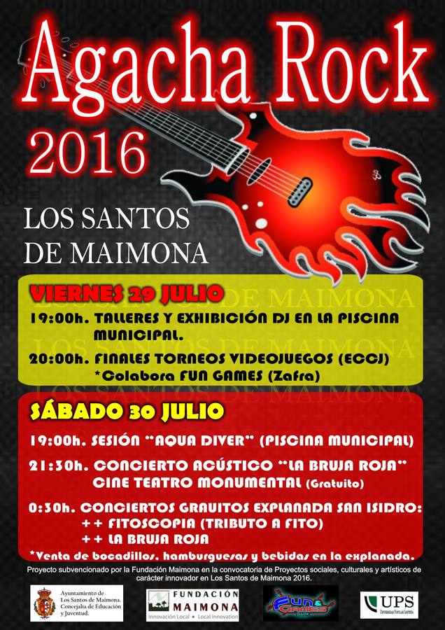 El Agacharock 2016 se celebrará el 29 y 30 de julio y se presenta con novedades