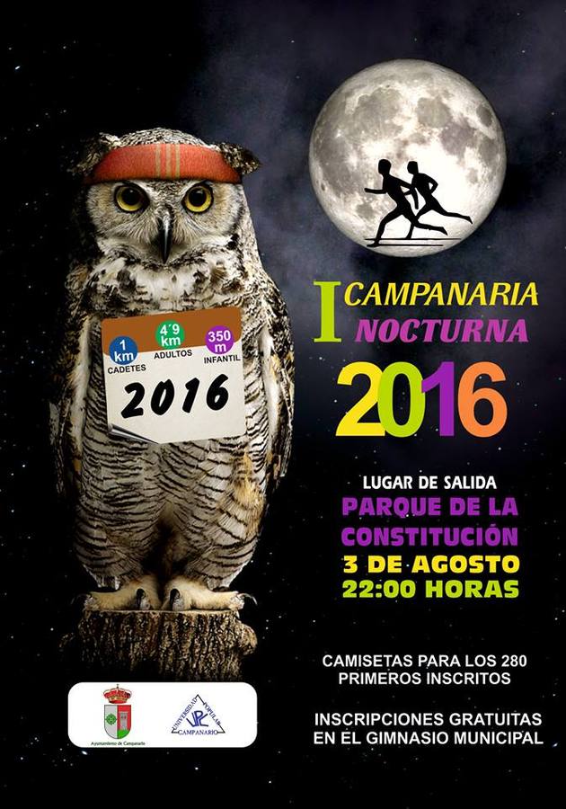 Campanario acogerá el 3 de agosto su primera carrera popular nocturna