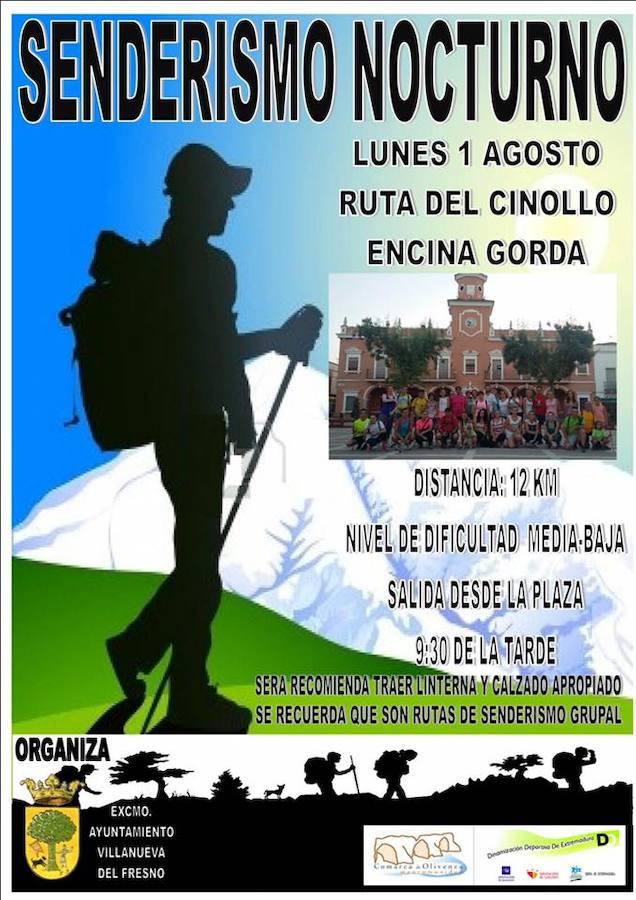 Continúan las rutas de senderismo nocturnas en agosto